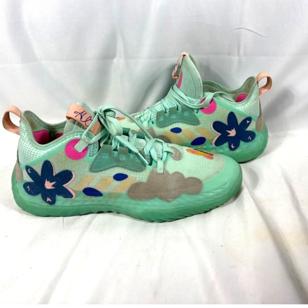 Adidas James Harden Boost Mens 11 Futturenatural Mint NBA Shoes - Picture 2 of 6